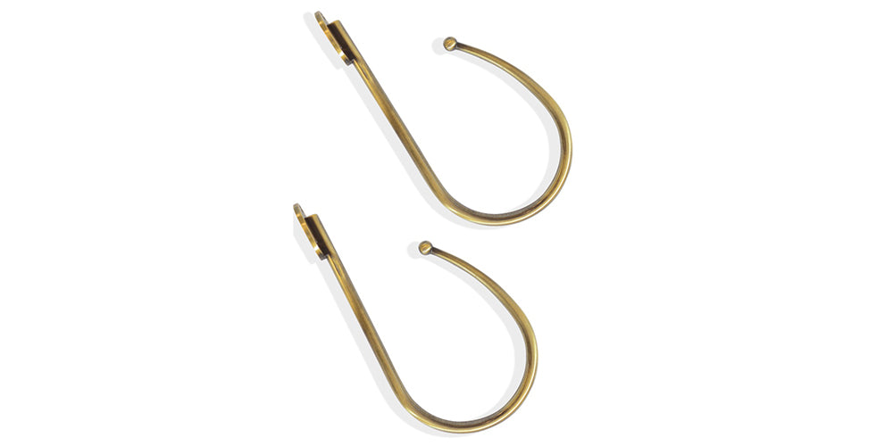 Laura Ashley Ball End Holdback Antique Brass Curtain Poles Emporium