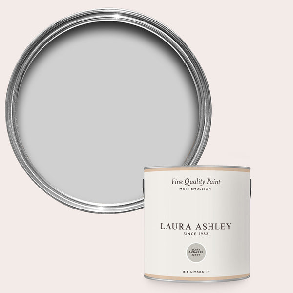Laura Ashley Dark Sugared Grey Matt Emulsion Paint