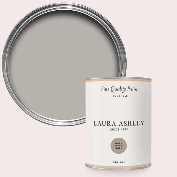 Laura Ashley Dark Dove Grey Eggshell Paint 750ml