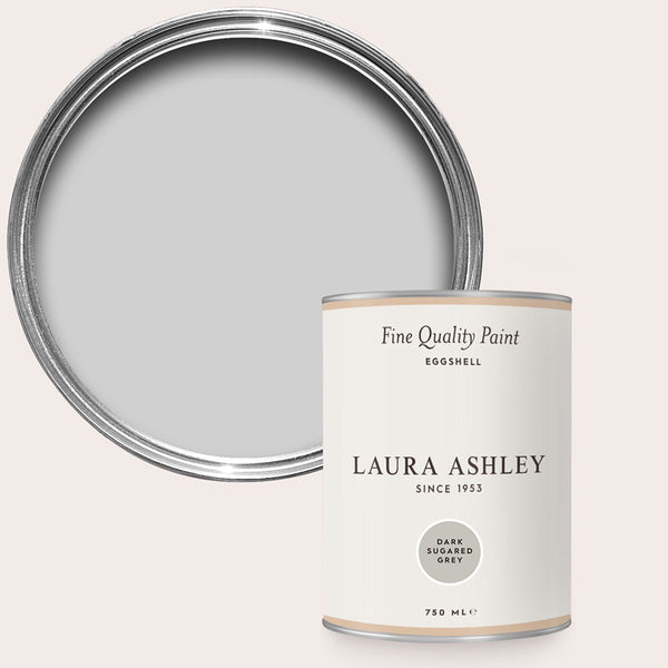 Laura Ashley Dark Sugared Grey Eggshell Paint 750ml