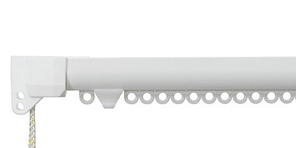 Silent Gliss 3840R White Cord Operated Curtain Track