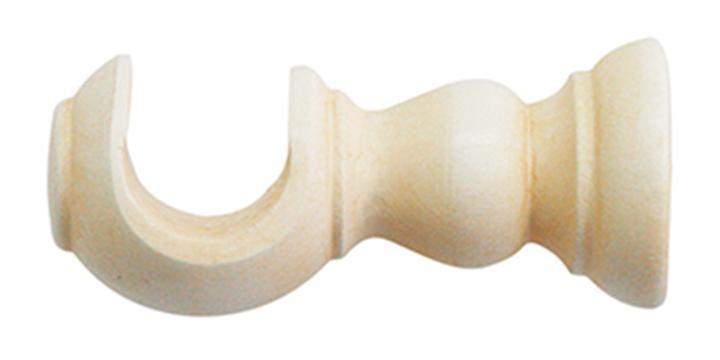 Jones Cathedral 30mm Ivory Curtain Pole Ely finial - Curtain Poles Emporium