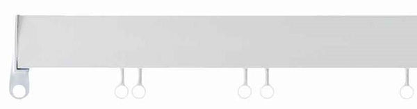 Swish Deluxe White PVC Curtain Track - Curtain Poles Emporium