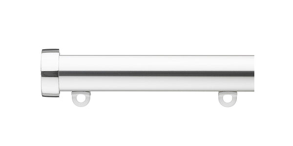 Silent Gliss Metropole 23mm Chrome Stud End Cap