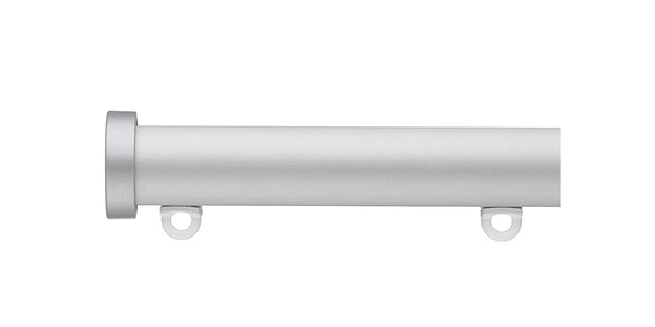 Silent Gliss Metropole 23mm Silver Stud End Cap