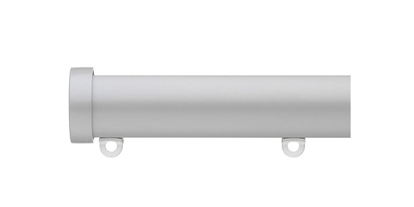 Silent Gliss Metropole 30mm Anodic Grey hand drawn track End Caps