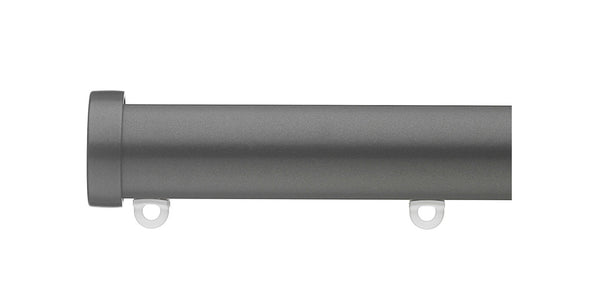 Silent Gliss Metropole 30mm Charcoal hand drawn track End Caps