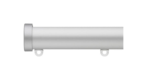 Silent Gliss Metropole 30mm Silver hand drawn track End Caps