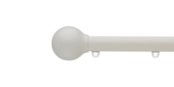Silent Gliss Metropole 23mm Ecru Ball Finial