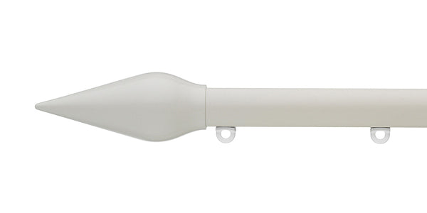 Silent Gliss Metropole 23mm Ecru Spear Finial