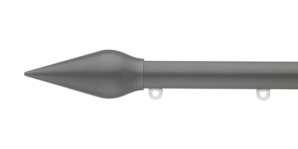 Silent Gliss Metropole 23mm Gunmetal Spear Finial