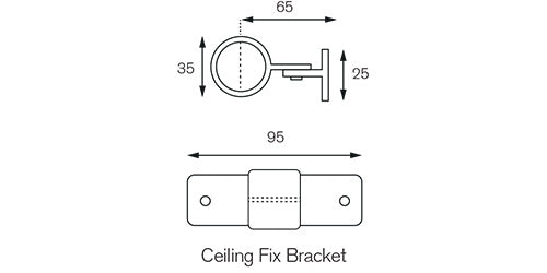 Cameron Fuller 32mm Metal Curtain Pole Collar Finial