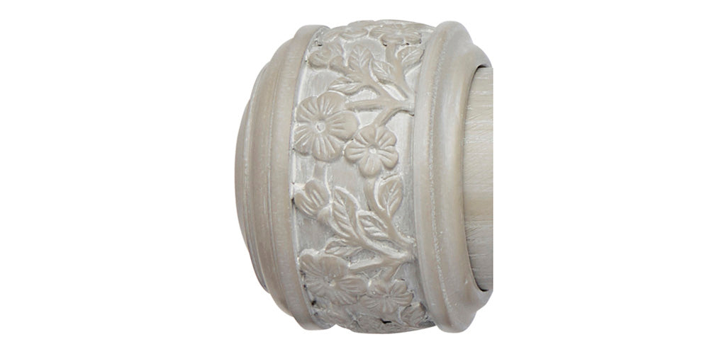 Hallis Hudson Ashbridge 45mm Heritage Grey Curtain Pole Claremont Finial