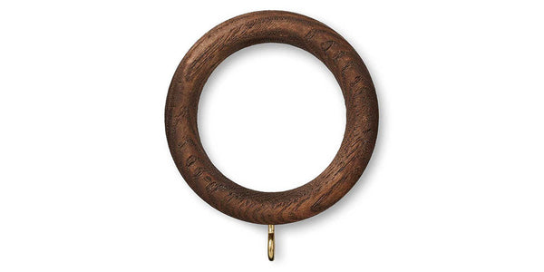 Hallis Hudson Eden 35mm Cocoa Curtain Pole Rings
