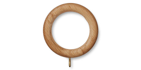 Hallis Hudson Eden 35mm Natural Ash Curtain Pole Rings