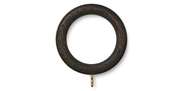 Hallis Hudson Eden 35mm Umber Curtain Pole Rings