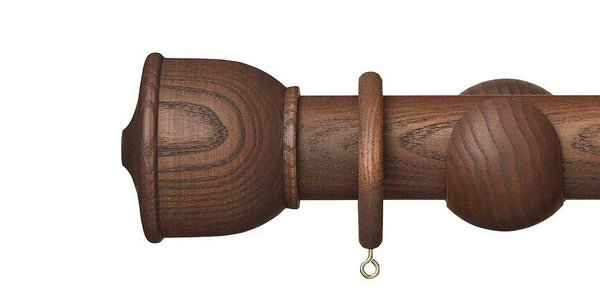 Hallis Hudson Eden 45mm Cocoa Curtain Pole Urn Finial