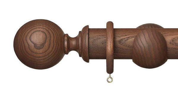 Hallis Hudson Eden 45mm Cocoa Curtain Pole Ball Finial