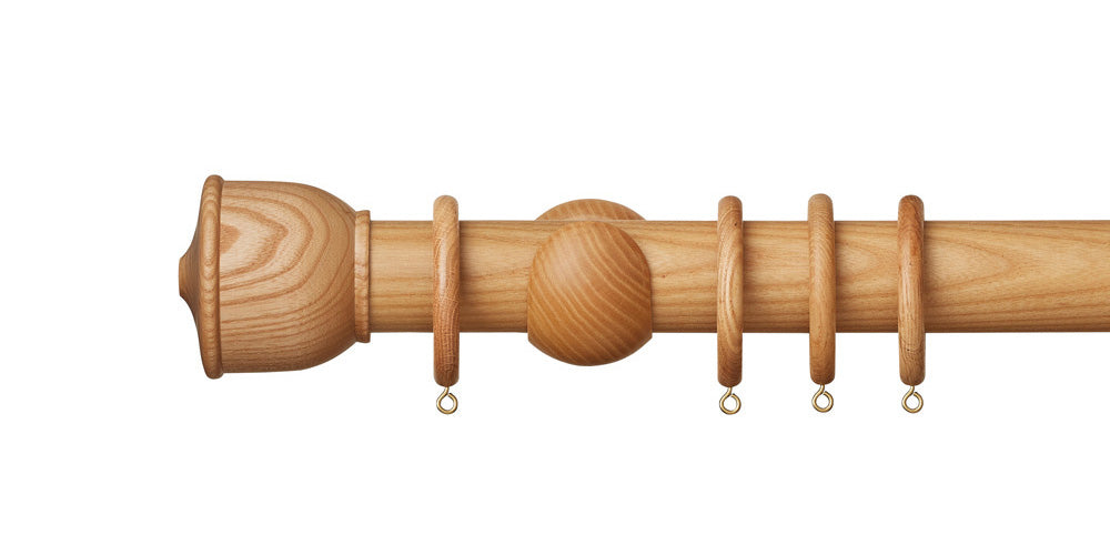 Hallis Hudson Eden 45mm Natural Curtain Pole Urn Finial