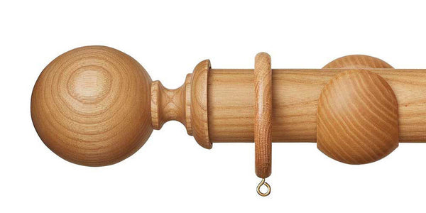 Hallis Hudson Eden 45mm Natural Curtain Pole Ball Finial