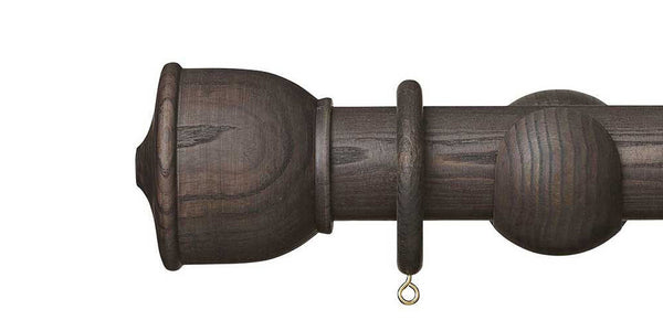 Hallis Hudson Eden 45mm Umber Curtain Pole Urn Finial