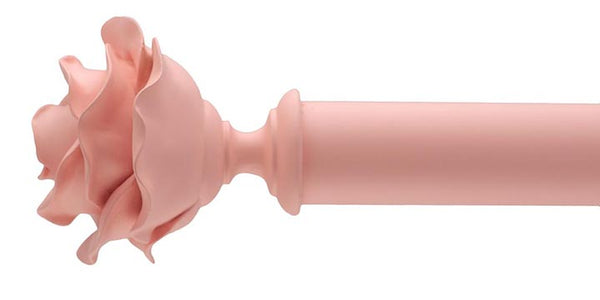 Byron & Byron 45mm Floral Neons Curtain Pole Rose Finial