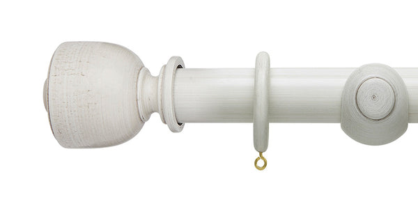 Hallis Hudson Origins 35mm Tulip Urn Wooden Curtain Pole