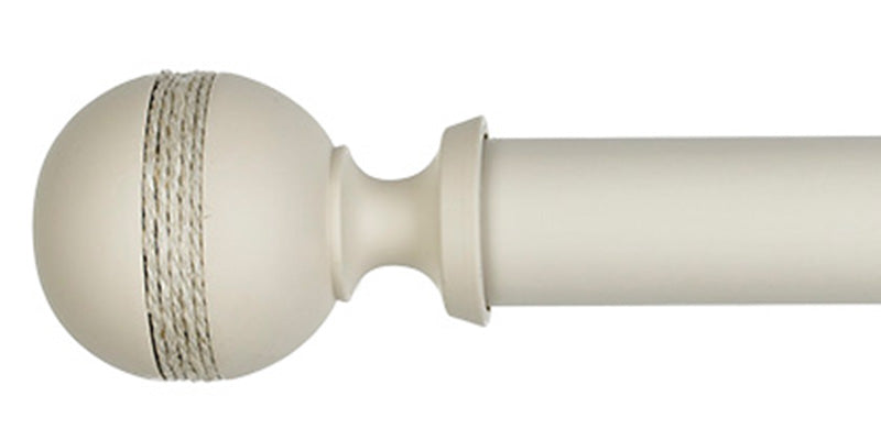 Byron & Byron 45mm Barnwood Curtain Pole Saltash Finial