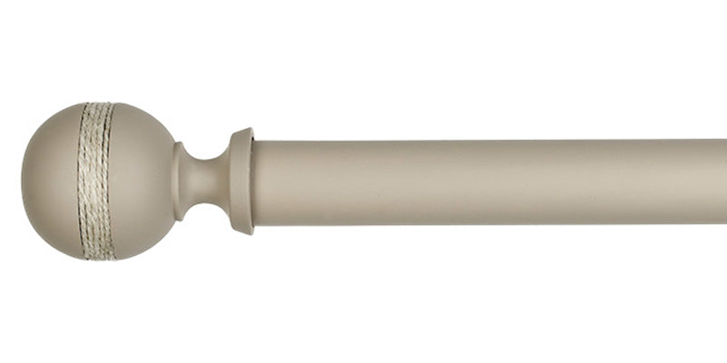 Byron & Byron 45mm Barnwood Curtain Pole Saltash Finial