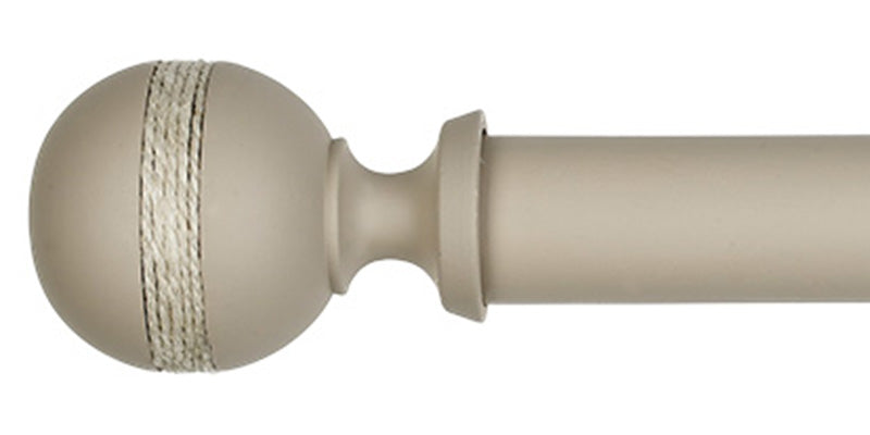 Byron & Byron 45mm Barnwood Curtain Pole Saltash Finial