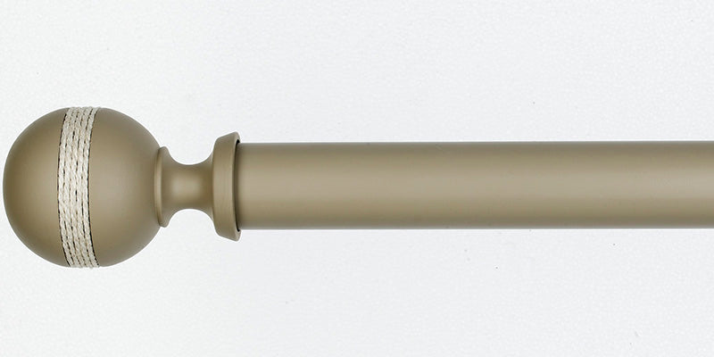 Byron & Byron 45mm Barnwood Curtain Pole Saltash Finial