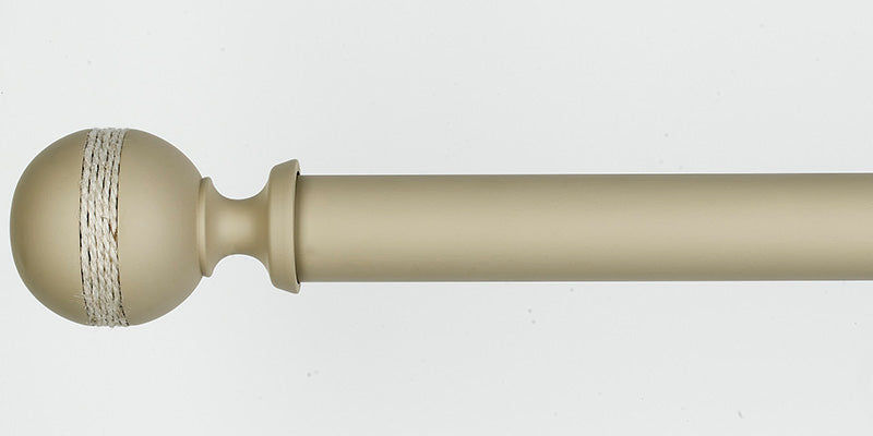 Byron & Byron 45mm Barnwood Curtain Pole Saltash Finial