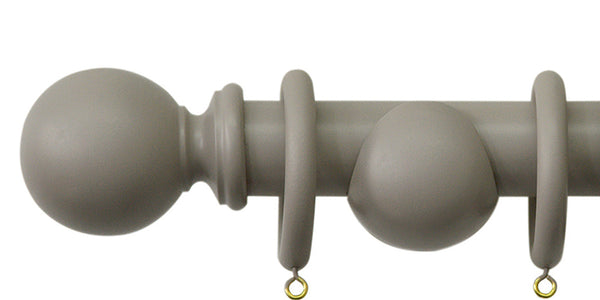 Jones Shore 35mm Clay Curtain Pole Ball Finial - Curtain Poles Emporium