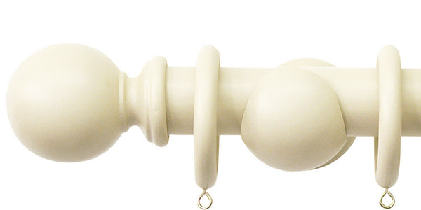 Jones Shore 35mm Ghost Curtain Pole Ball Finial - Curtain Poles Emporium