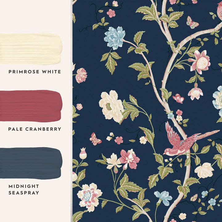 Laura Ashley Summer Palace Wallpaper - Finesse Home Interiors