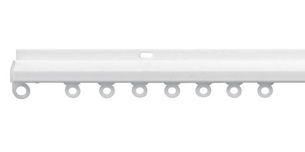 Integra Discreet White Uncorded Face Fix Curtain Track - Curtain Poles Emporium