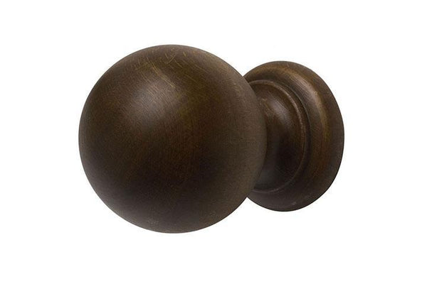 Hallis Hudson Modern Country Ball Finials (5 Colours) - Curtain Poles Emporium