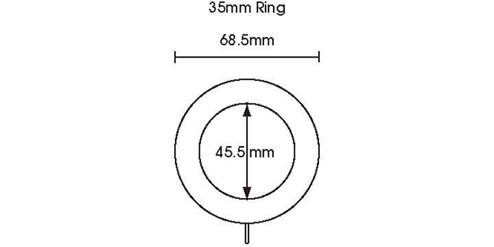 Hallis Unfinished 35mm Wooden Curtain Pole - Curtain Poles Emporium