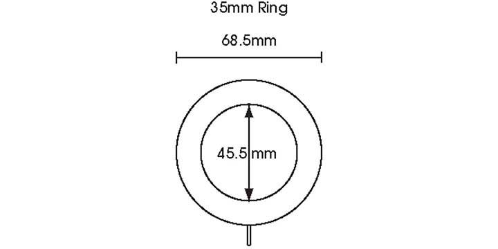 Hallis Honister 35mm French Grey Wooden Curtain Pole - Curtain Poles Emporium