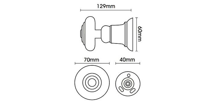 Hallis Honister Stone Wooden Small Holdback - Curtain Poles Emporium