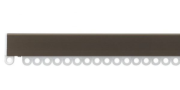 Silent Gliss 1080 Antique Bronze Hand Drawn Curtain Track - Curtain Poles Emporium