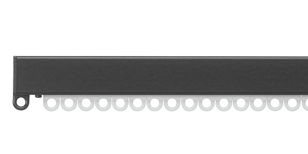 Silent Gliss 1080 Charcoal Hand Drawn Curtain Track