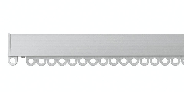 Silent Gliss 1080 Silver Hand Drawn Curtain Track - Curtain Poles Emporium