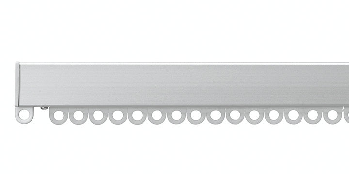 Silent Gliss 1080 Silver Hand Drawn Curtain Track - Curtain Poles Emporium