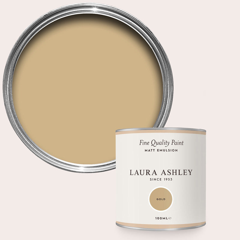 Laura Ashley Gold Matt Emulsion Paint