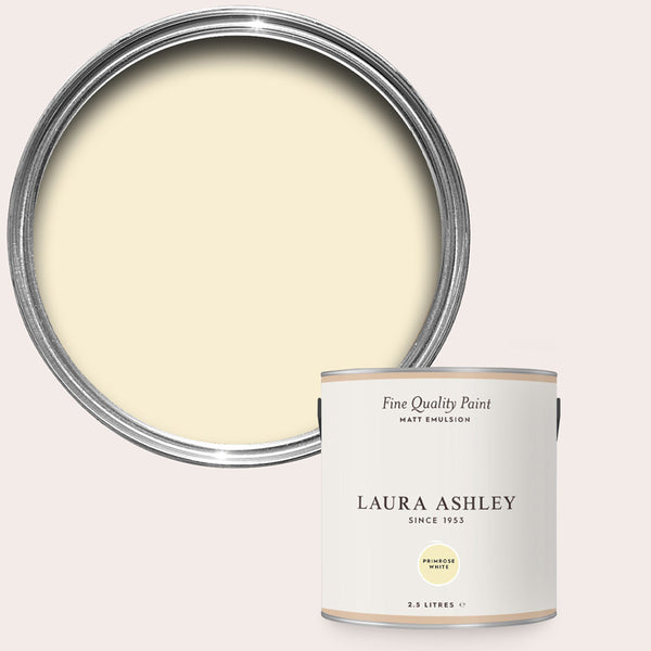 Laura Ashley Primrose White Matt Emulsion Paint