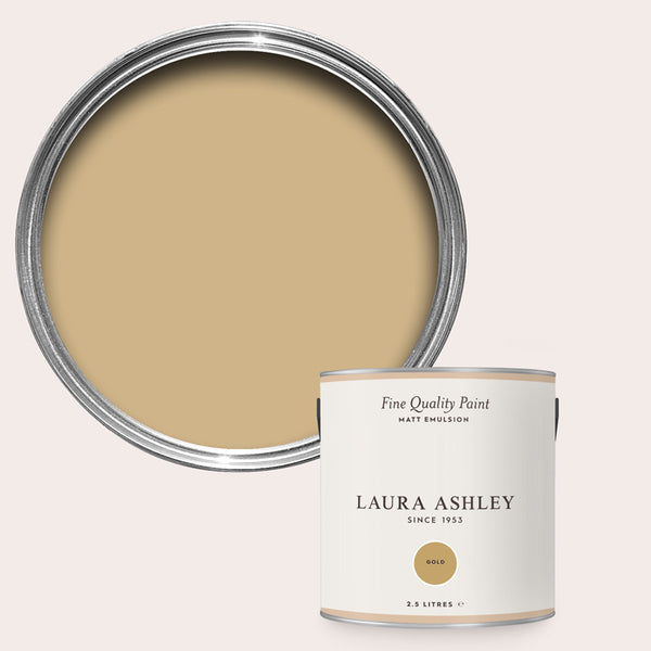 Laura Ashley Gold Matt Emulsion Paint