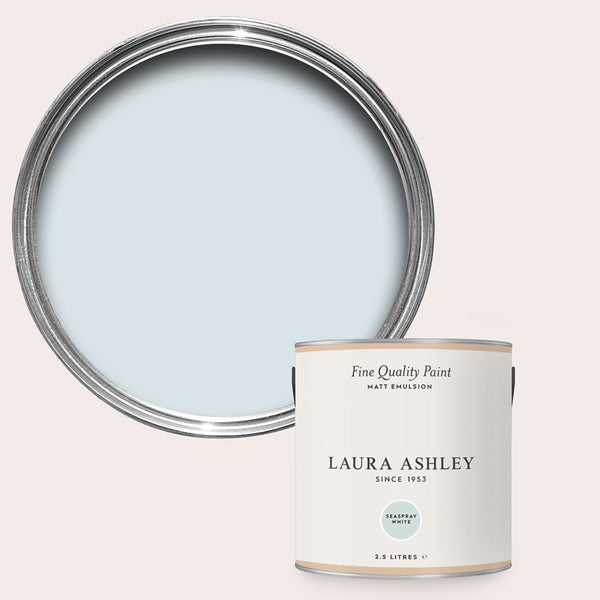 Laura Ashley Seaspray White Matt Emulsion Paint