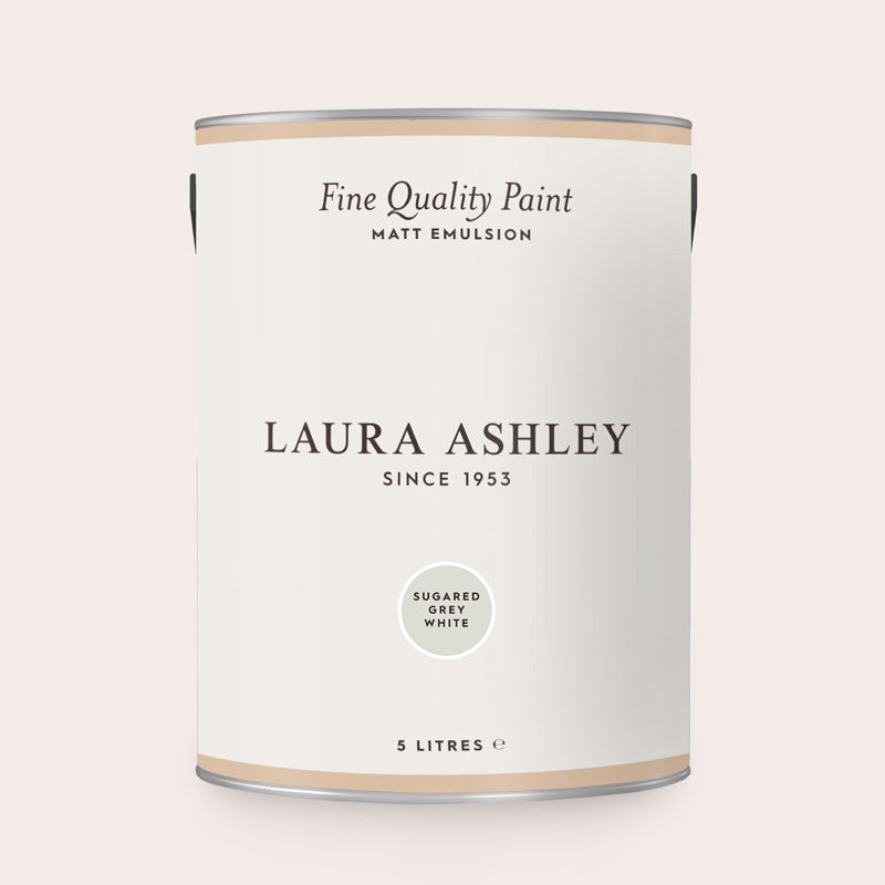 Laura Ashley Sugared Grey White Matt Emulsion Paint
