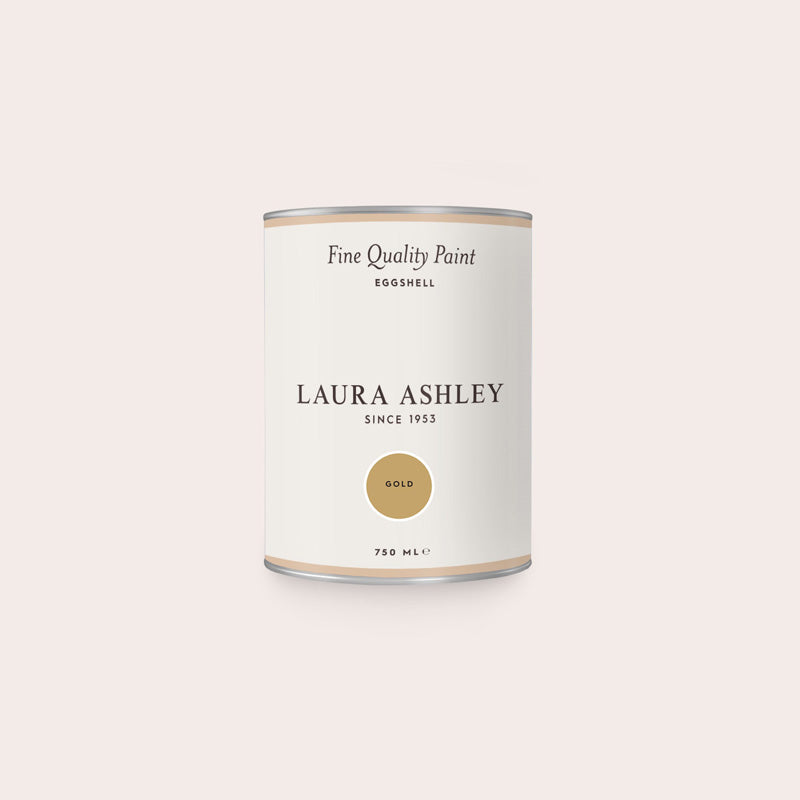 Laura Ashley Gold Eggshell Paint 750ml